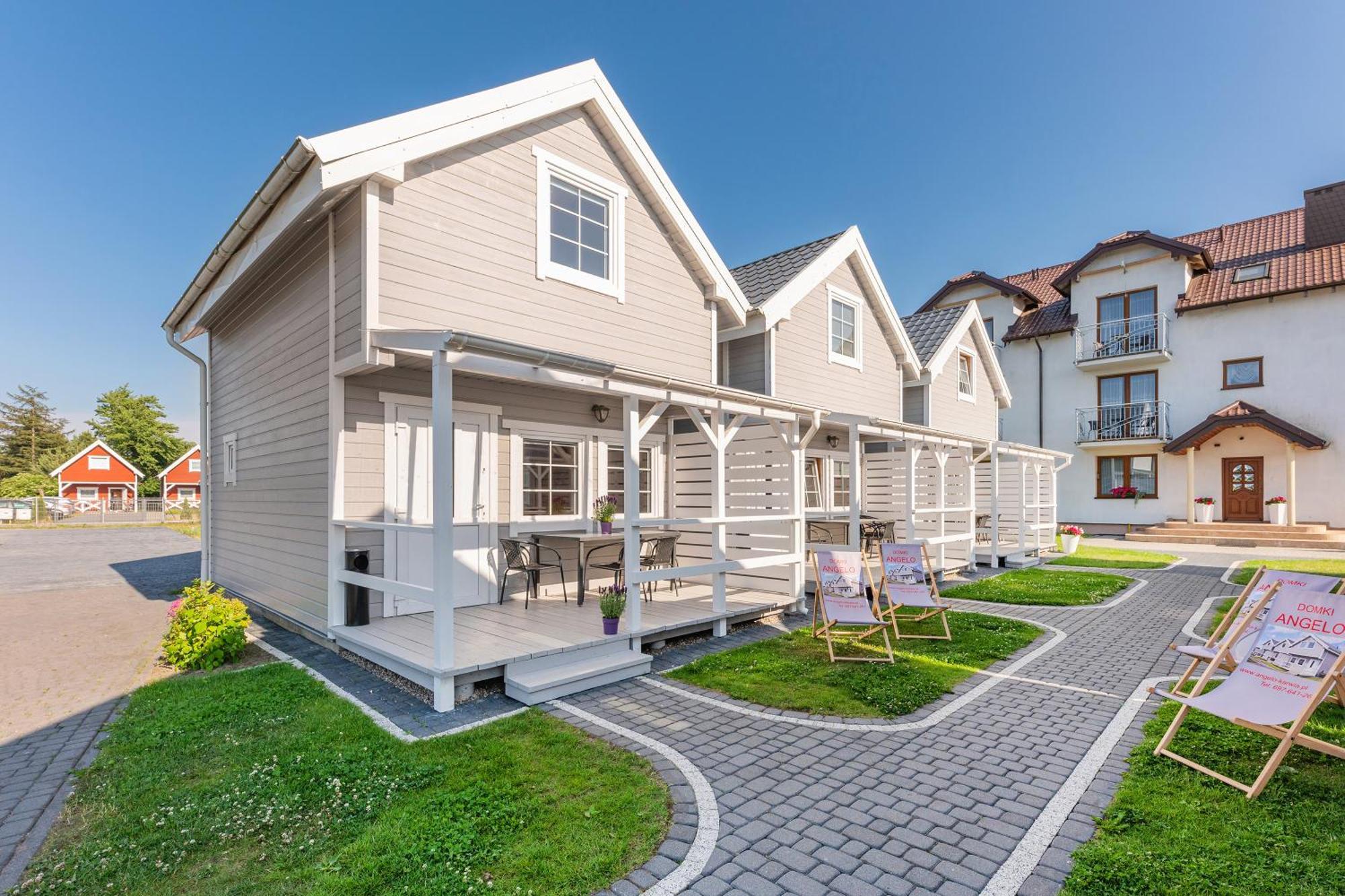 Domki I Pokoje Angelo Z Sauna I Jacuzzi- Karwia Exterior foto